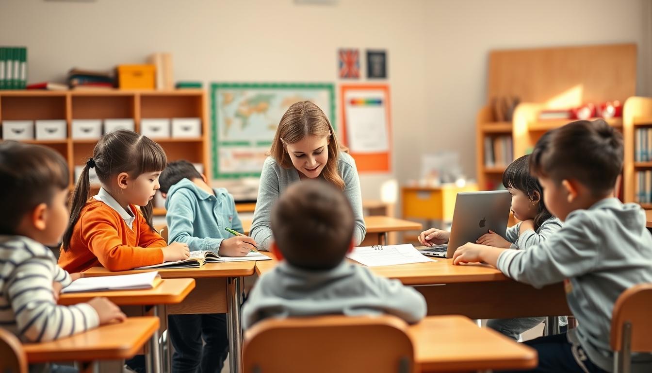 Students collaborating in study space