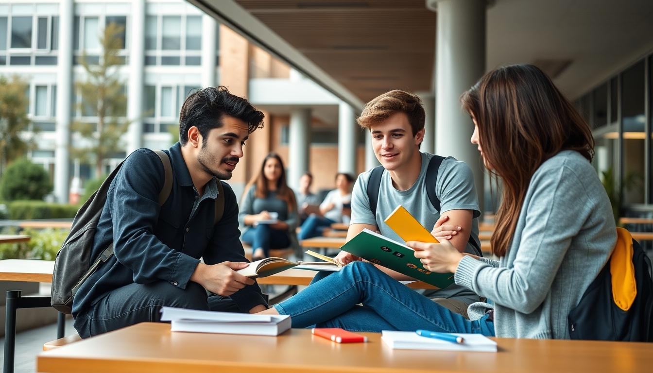 University campus and academic environment in Paris